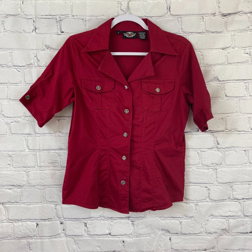 Harley Davidson Snap front Top